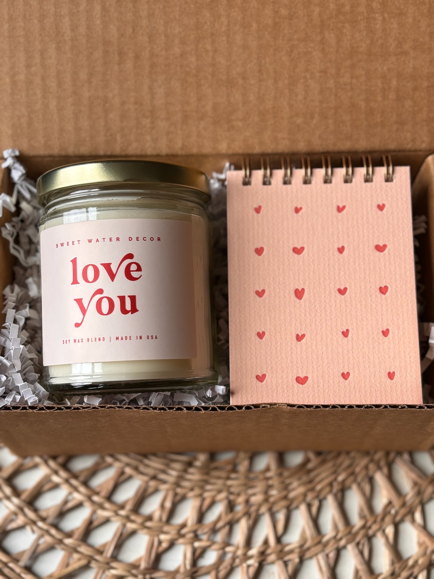 Sweet Love Mini Gift Box with Notepad