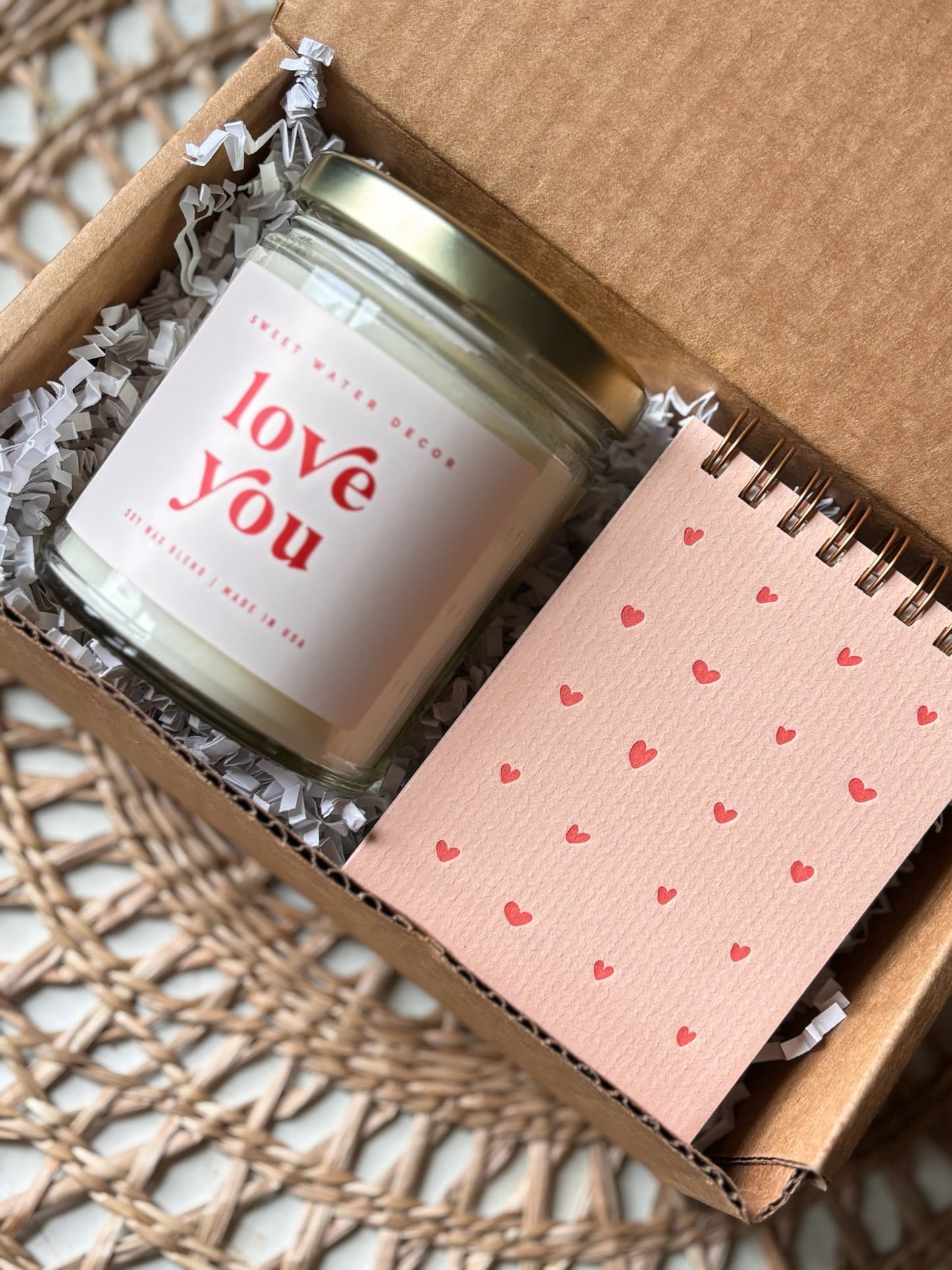 Sweet Love Mini Gift Box with Notepad