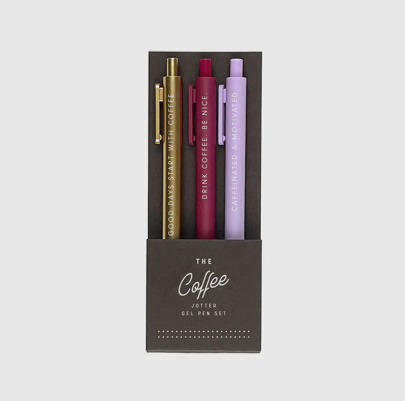 The Coffee Jotter Gel Pen Set