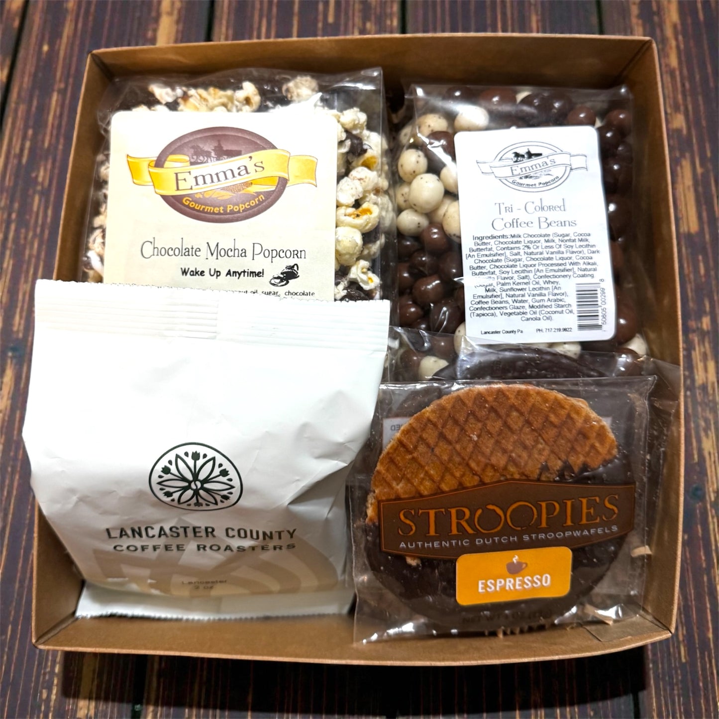 Coffee Lover Lancaster Snack Box
